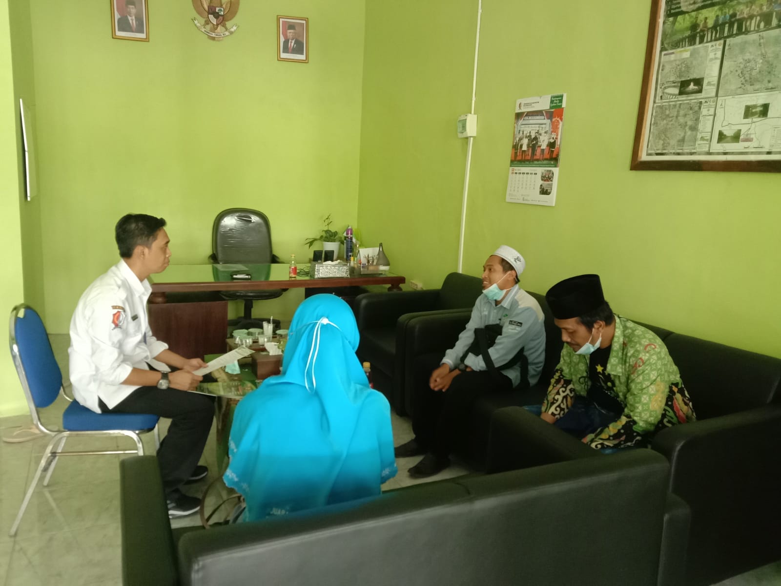 kordinasi rencana pelatihan driver ambulanNU se-Kab Bojonegoro, di kecamatan Ngasem.