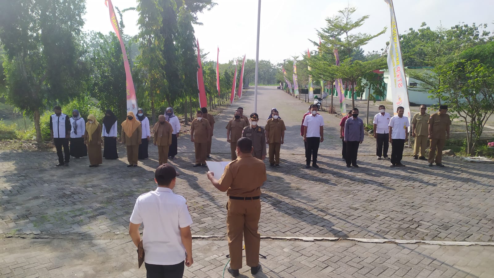 Apel pagi karyawan karyawati kec Ngasem