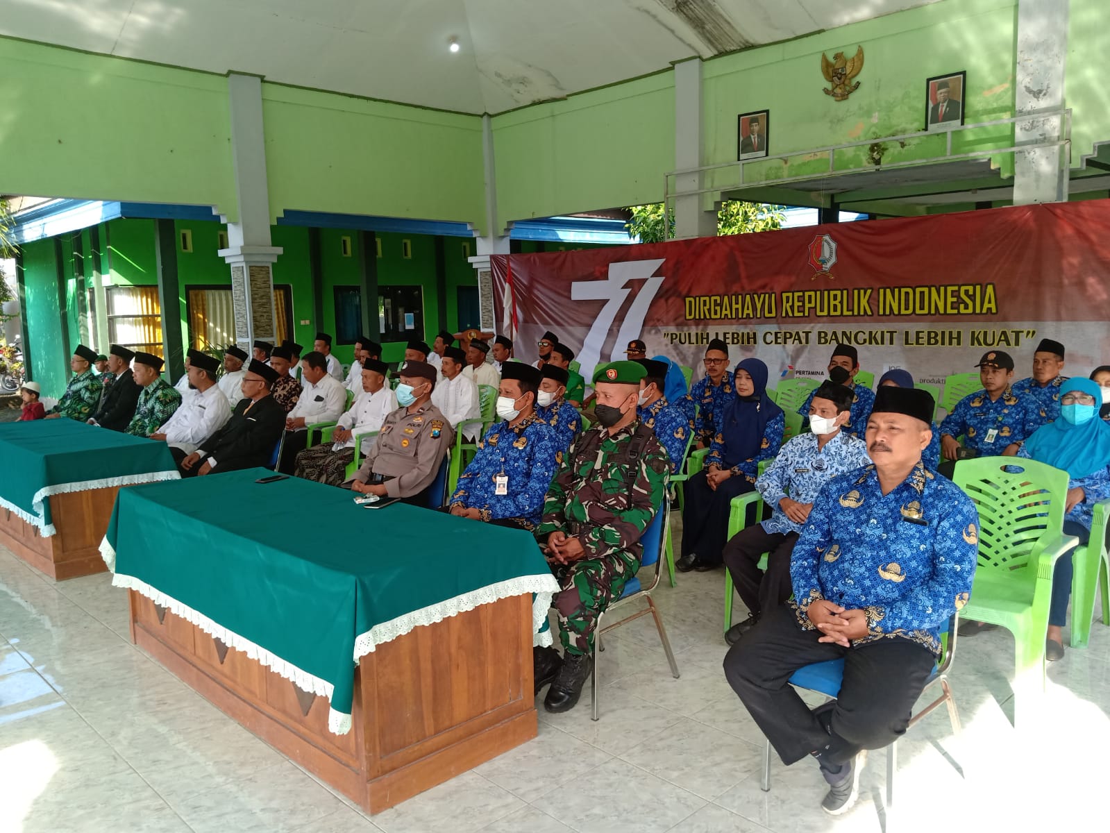 Upacara detik-detik proklamasi kemerdekaan RI ke 77