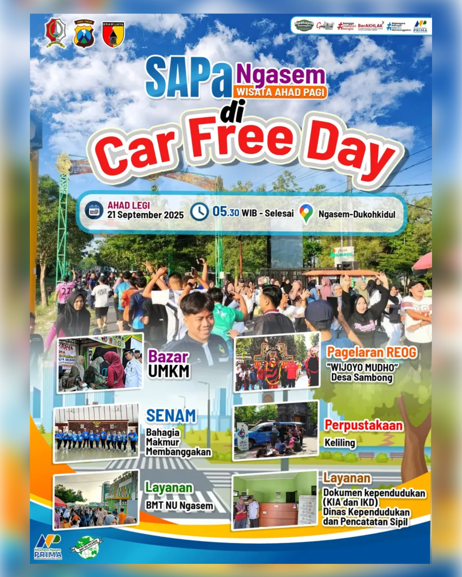 SAPa Ngasem (Wisata Ahad Pagi) 21 September