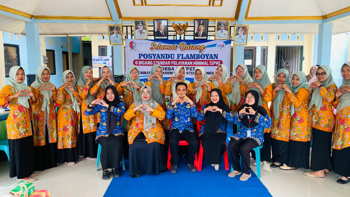 Pelaksanaan Posyandu dengan 6 (enam) Bidang SPM di Desa Jampet