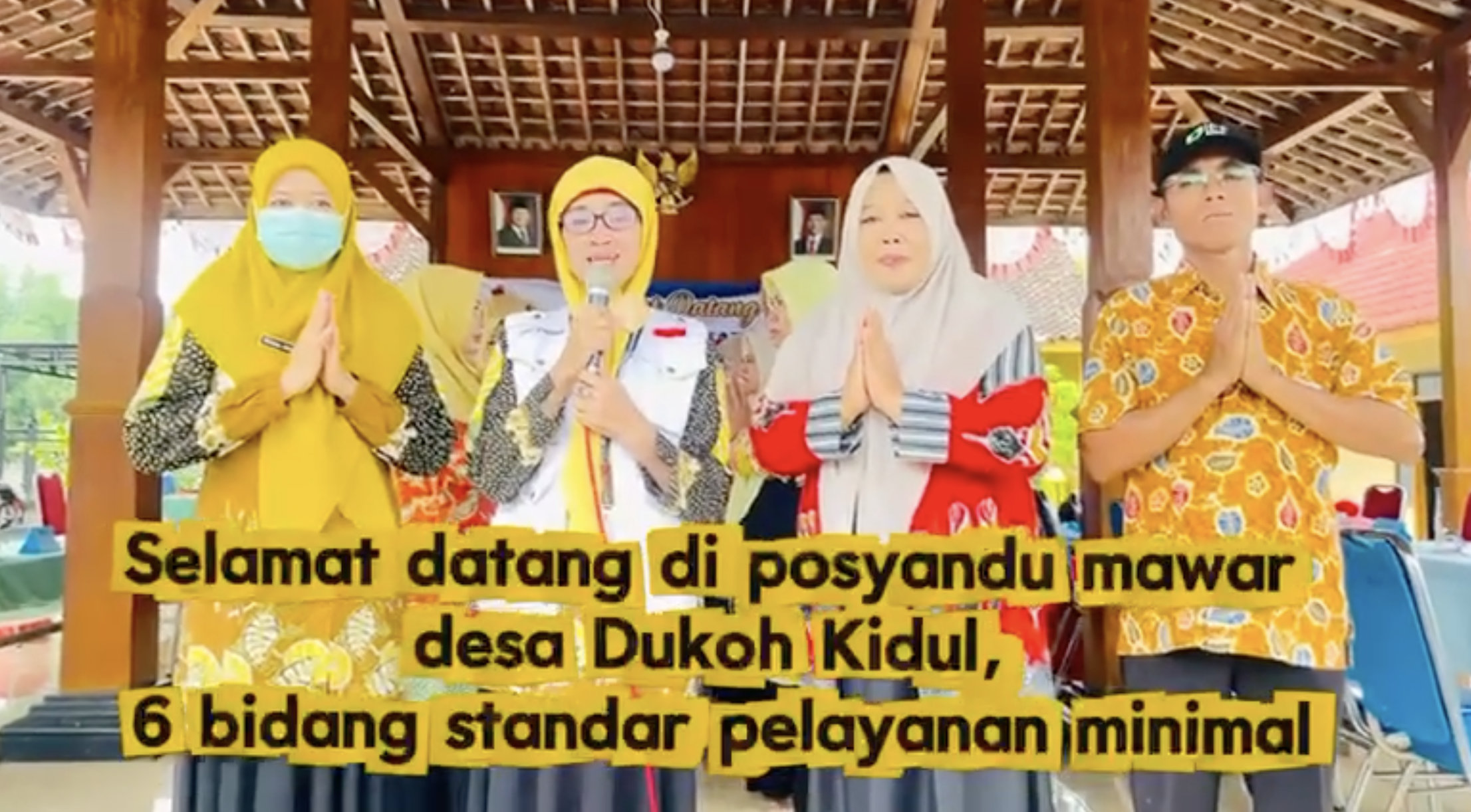 Pelaksanaan Posyandu dengan 6 (enam) Bidang SPM di Desa Dukohkidul