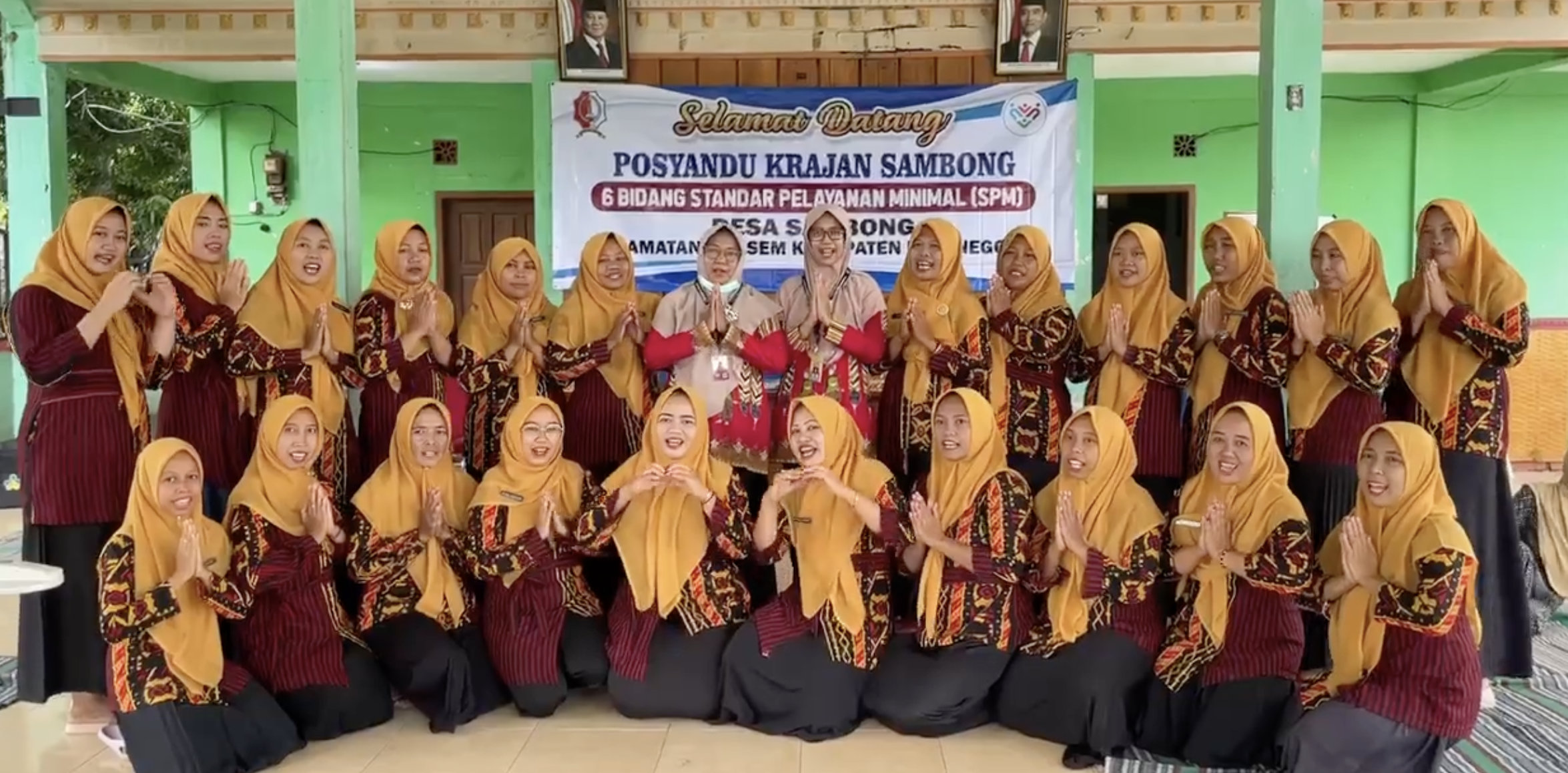 Pelaksanaan Posyandu dengan 6 (enam) Bidang SPM di Desa Sambong