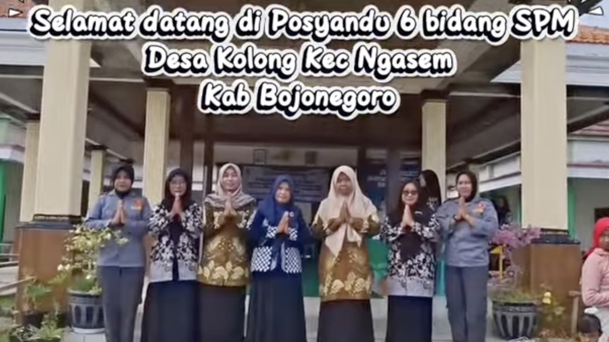 Pelaksanaan Posyandu dengan 6 (enam) Bidang SPM di Desa Kolong