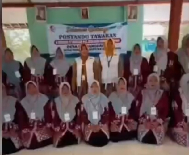 Pelaksanaan POSYANDU dengan 6 (enam) Bidang SPM di Desa Sendangharjo