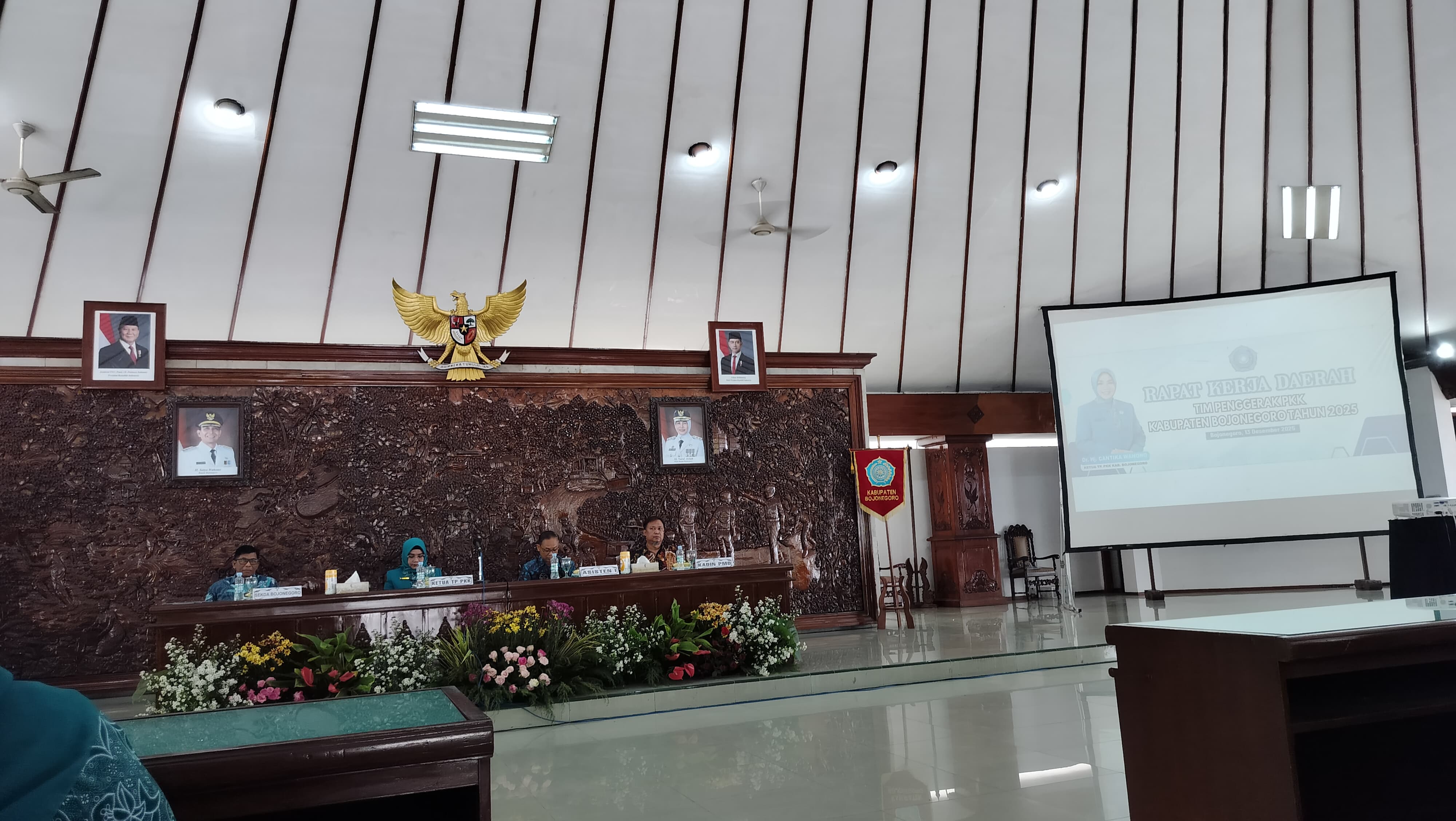 PKK Ngasem Hadiri Rapat Kerja Daerah TP PKK Kabupaten Bojonegoro 2025