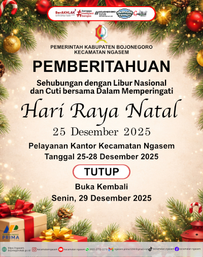 Pemberitahuan Libur dan Cuti Bersama