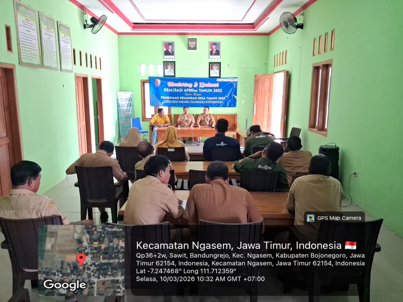 Monitoring dan Evaluasi APBDes Tahun Anggaran 2025 di Desa Bandungrejo