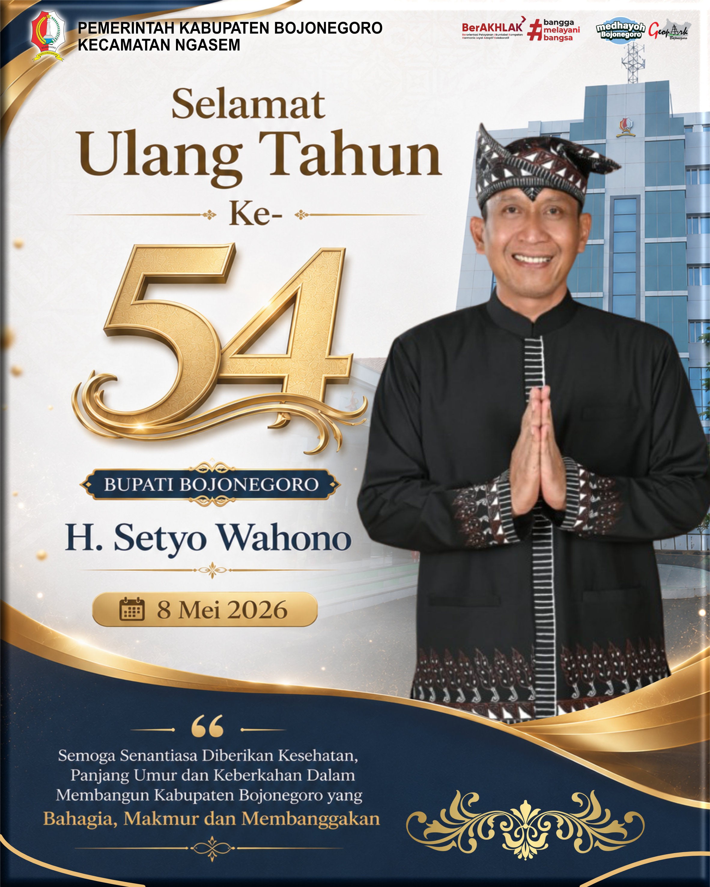 SELAMAT ULANG TAHUN BAPAK BUPATI BOJONEGORO
