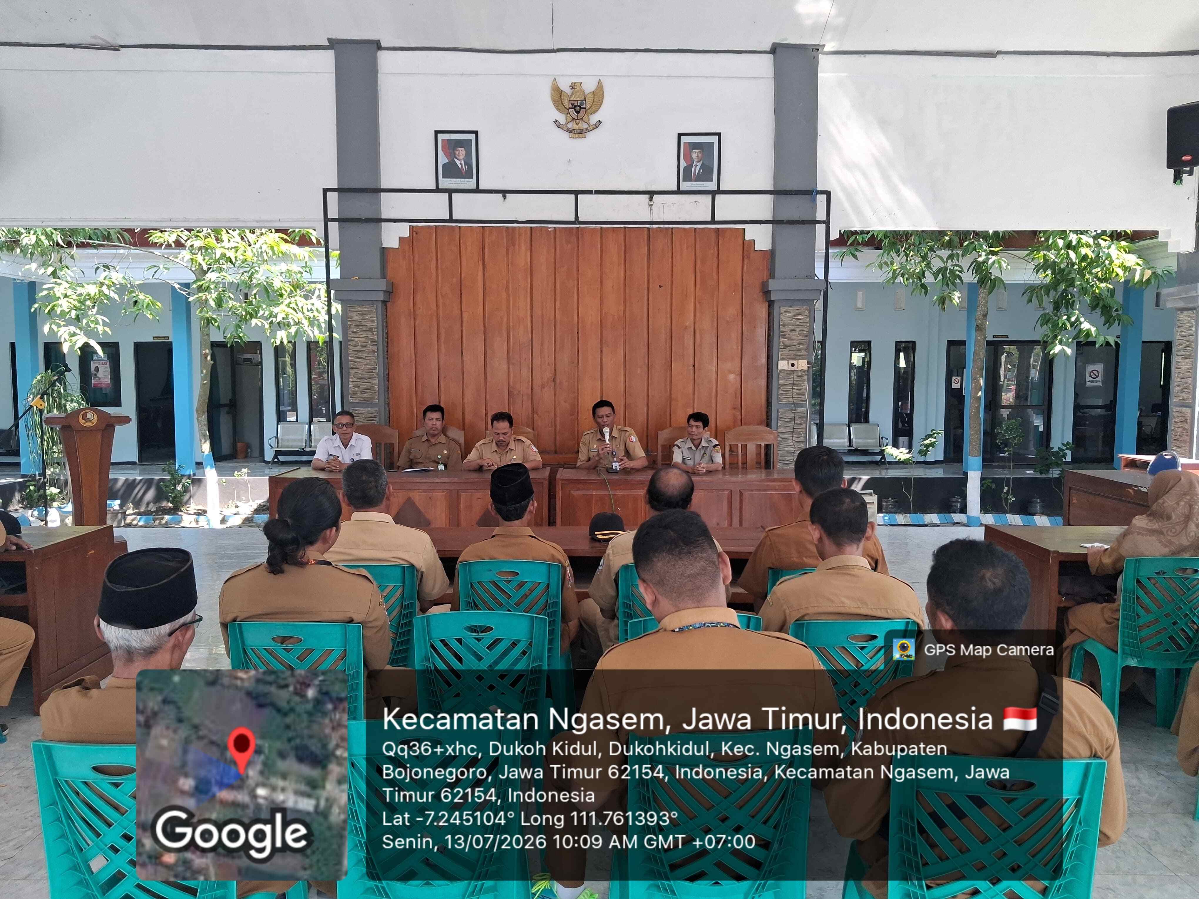 Konferensi Rutin Kasi Se-Kecamatan Ngasem