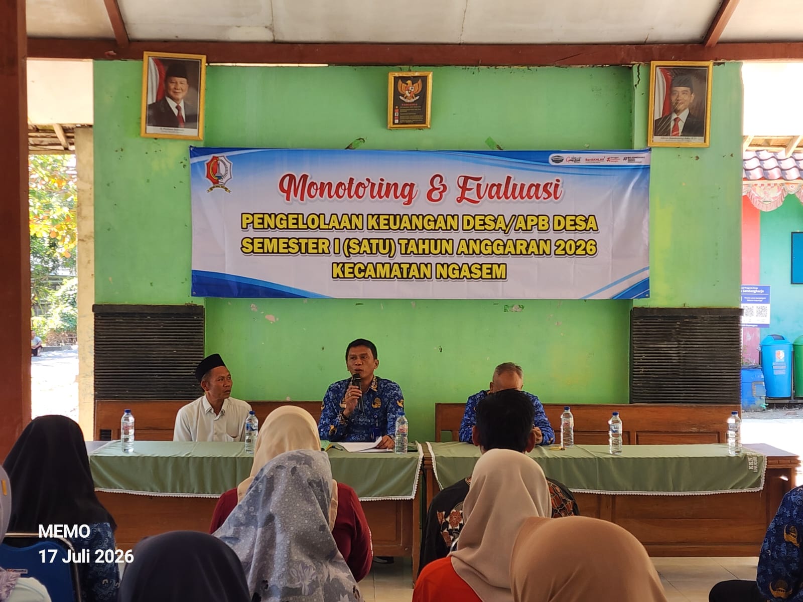 MONITORING DAN EVALUASI PENGELOLAAN KEUANGAN DESA SENDANGHARJO