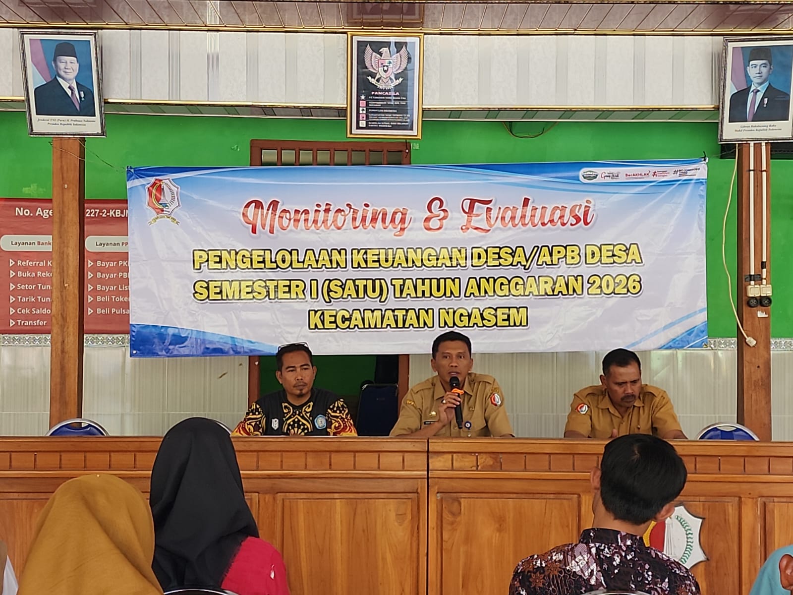 MONITORING DAN EVALUASI PENGELOLAAN  KEUANGAN DESA MEDIYUNAN SEMESTER I TAHUN ANGGARAN 2026