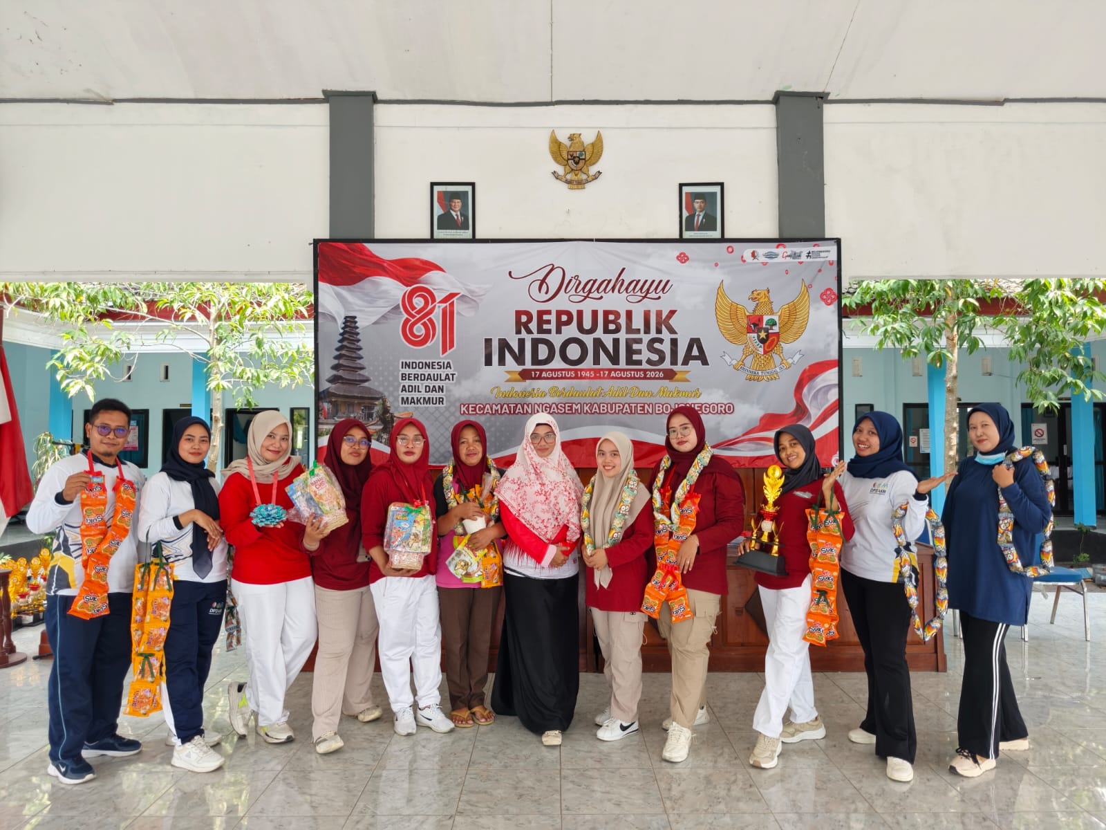 Lomba HUT RI ke-81 di lingkup Dinas Satu Atap Kecamatan Ngasem!