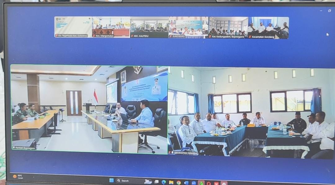 Zoom Sosialisasi & Koordinasi Tim Pemantauan Pembangunan Koperasi Desa/Kelurahan Merah Putih