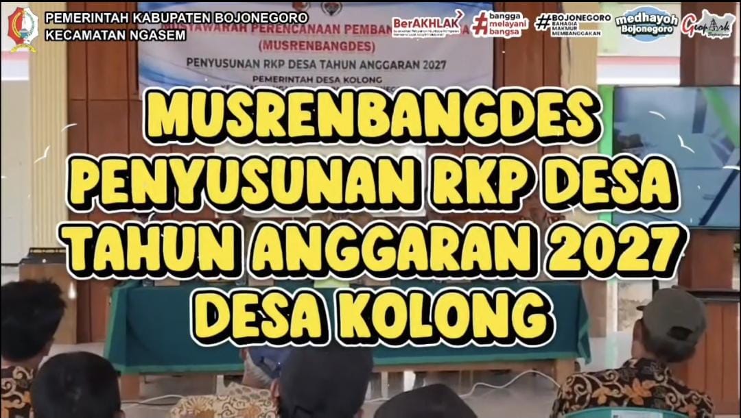 Musrenbangdes Penyusunan RKP Desa TA 2027 Desa Kolong