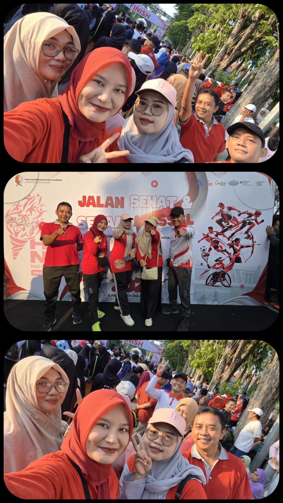 Semarak Peringatan HAORNAS di Alun-alun Bojonegoro!