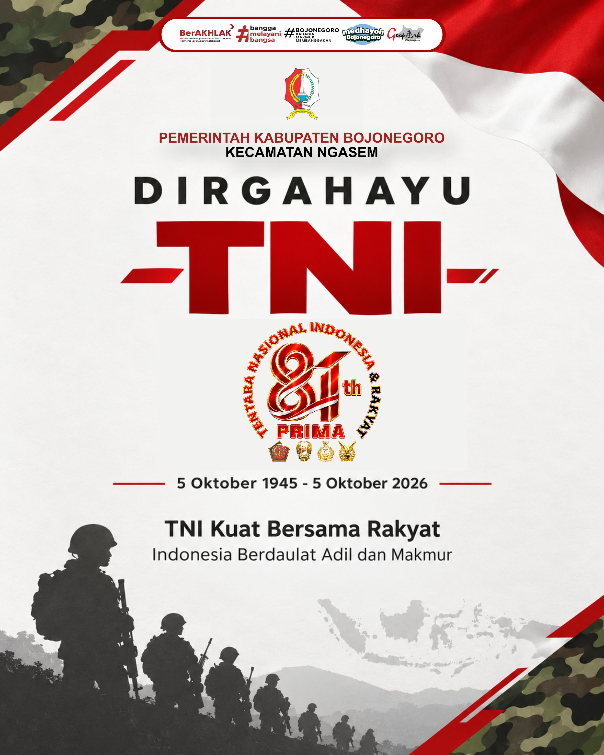 DIRGAHAYU KE-81 TNI
