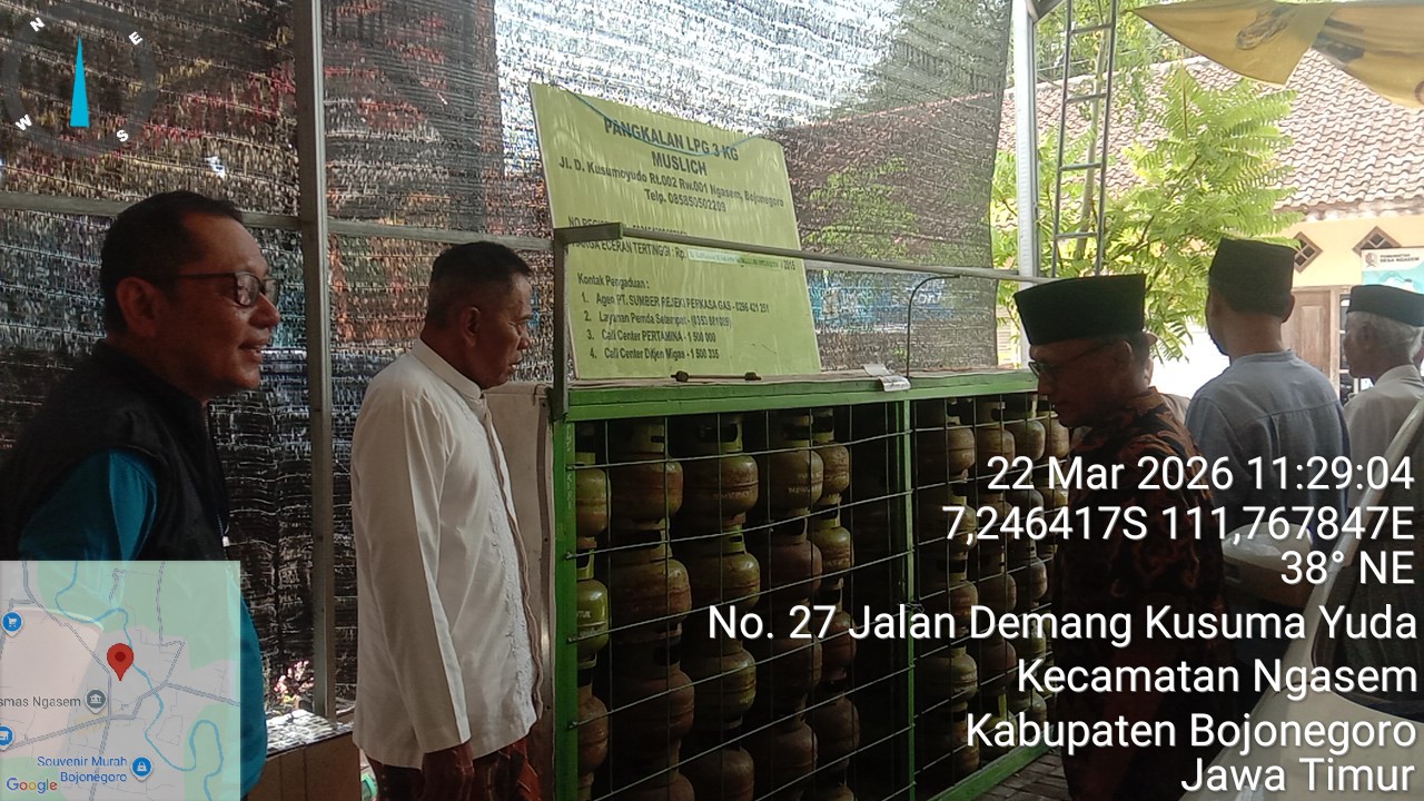 Monitoring Pangkalan Gas LPG 3 Kg